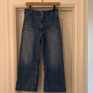 Maeve Blue Flare & Wide Leg Jeans